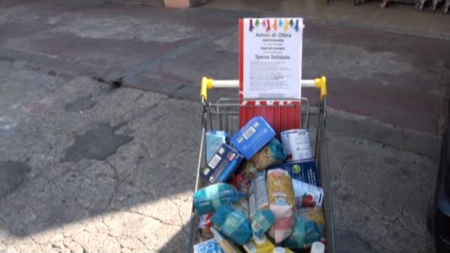 [VIDEO] Olbia, la spesa è sospesa: il tavolo solidale in aiuto dei bisognosi (Videolina)